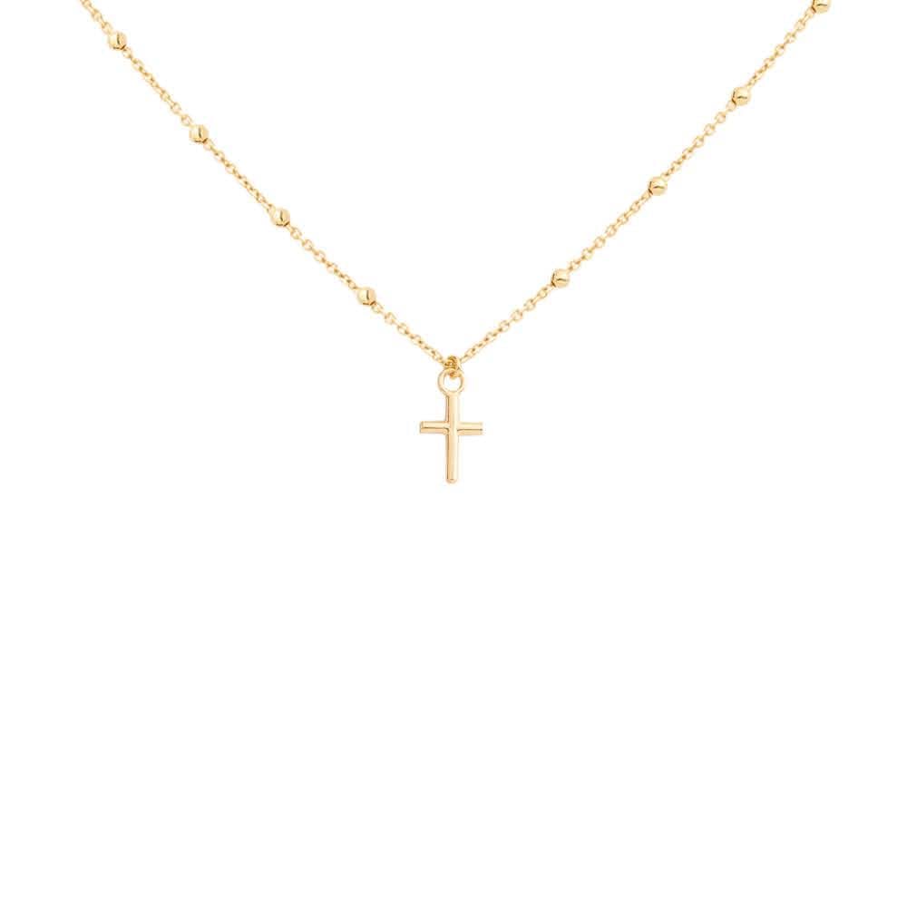 Collar Cruz (Oro 18kt)