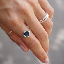 Cargar imagen en el visor de la galería, Anillo Moon Ónix