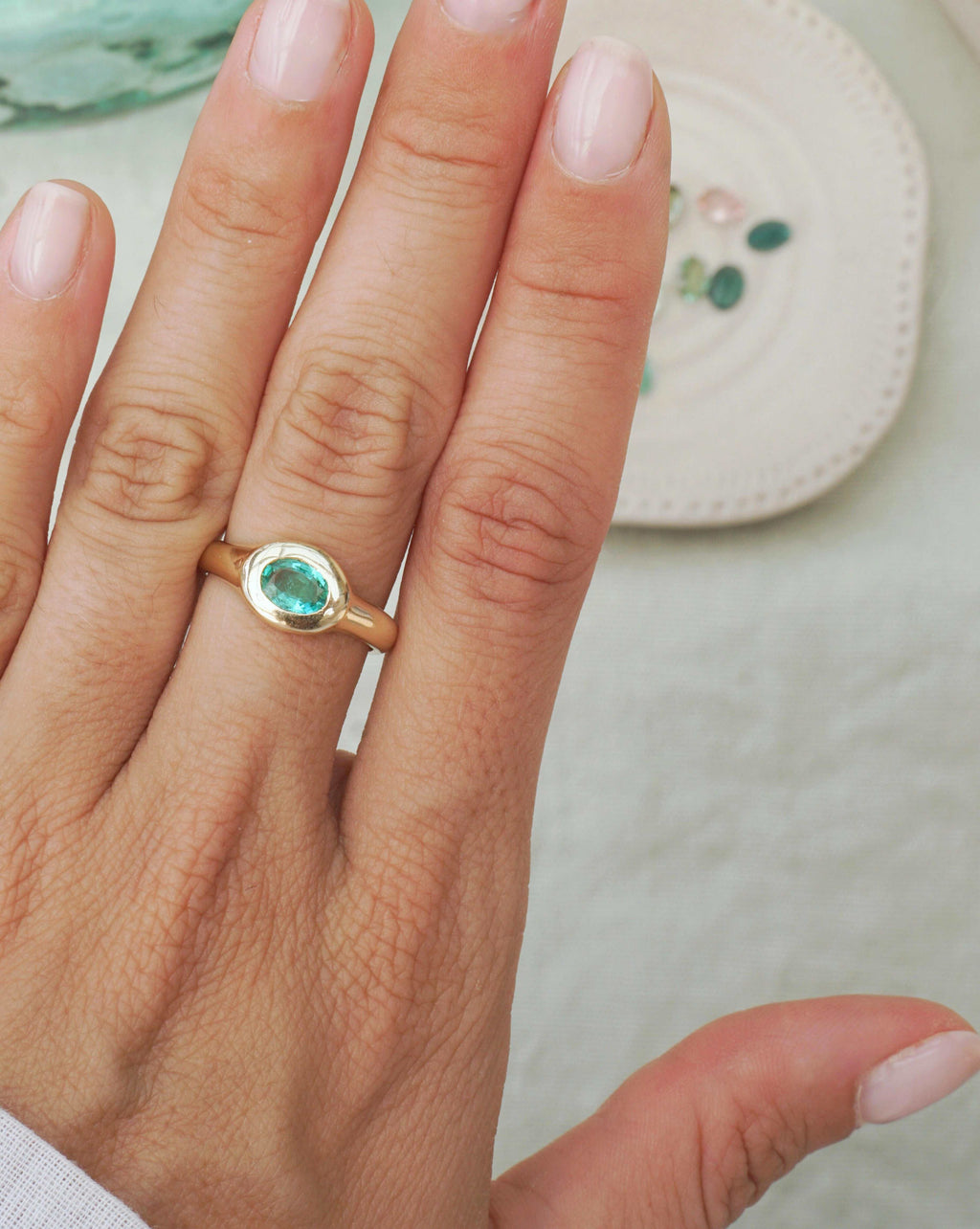 Anillo Candy Esmeralda 15