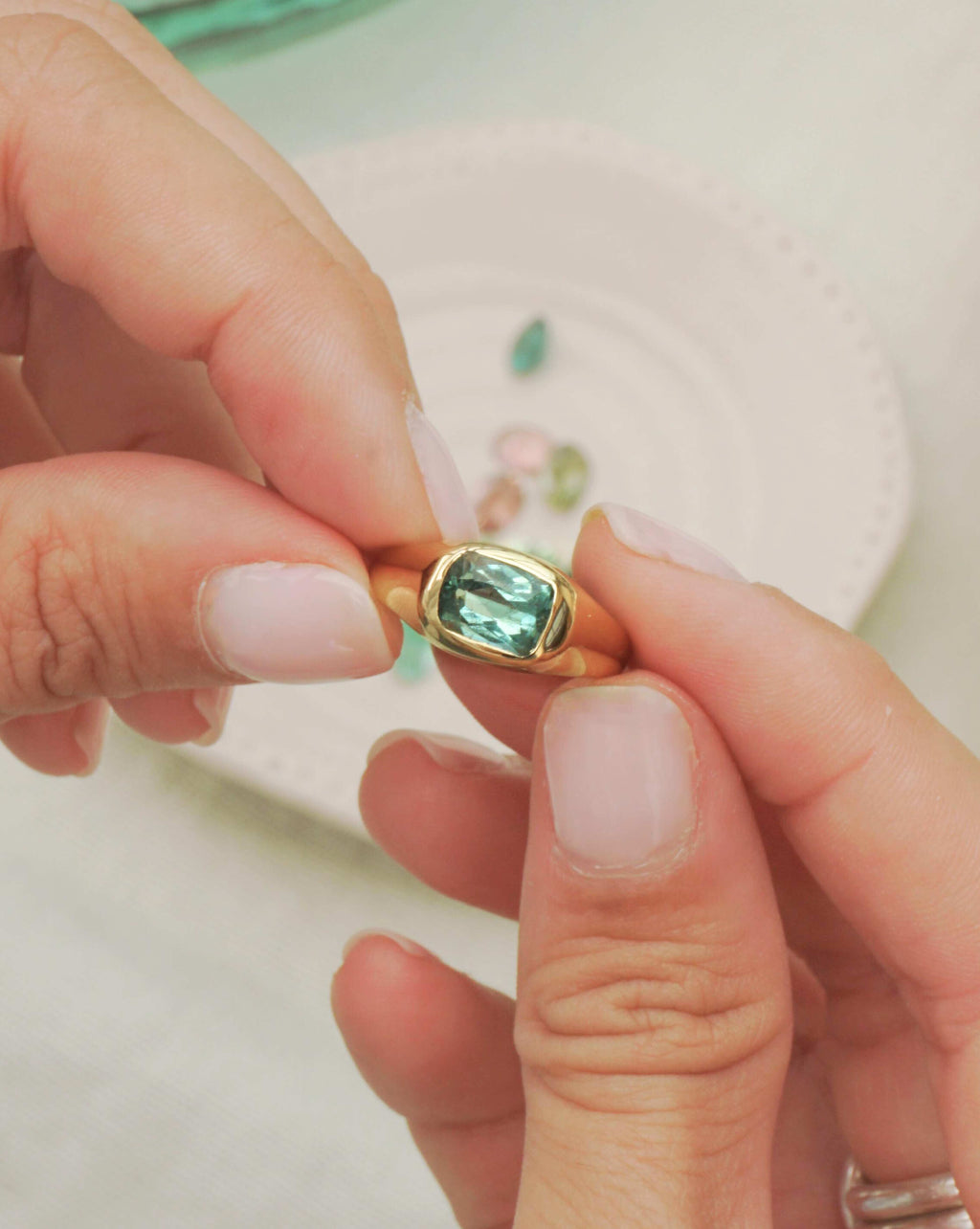 Anillo Candy Turmalina 12