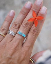 Cargar imagen en el visor de la galería, Anillo Manila Turquesa