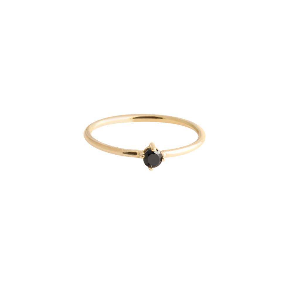 Sunshine Black Diamond Ring
