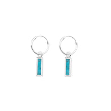 Télécharger l'image dans la visionneuse de galerie, Boucles d'oreilles turquoise de Manille