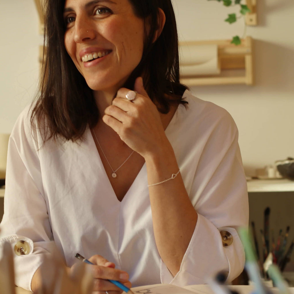 Rose Silver Necklace