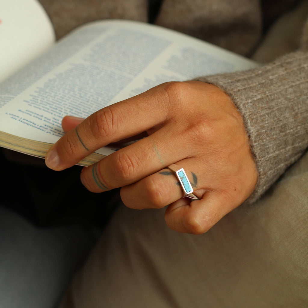 Anillo Manila Turquesa