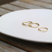 Télécharger l&#39;image dans la visionneuse de galerie, Bague simple + (Or 9 carats)