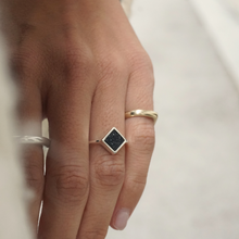 Upload image to gallery viewer, Big Rumba Crystalized Onyx Ring