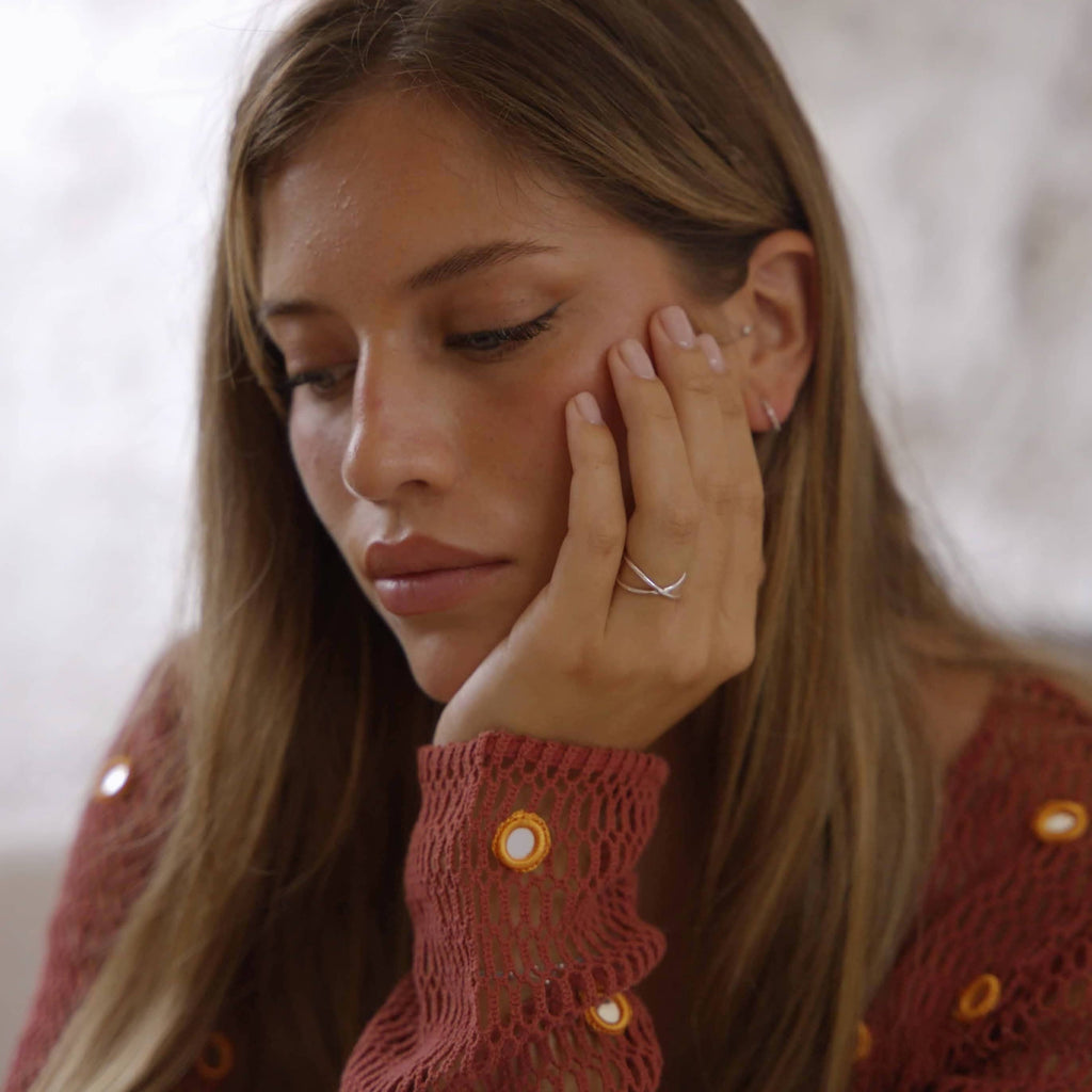 Bague croisée