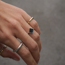 Upload image to gallery viewer, Big Rumba Crystalized Onyx Ring