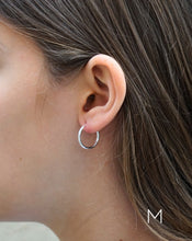 Cargar imagen en el visor de la galería, Pendientes Aros Plata