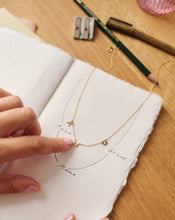 Upload image to gallery viewer, Gold Mini Letter Necklace