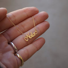 Load image in gallery viewer, &lt;tc&gt;Personalized Name Necklace in Gold&lt;/tc&gt;