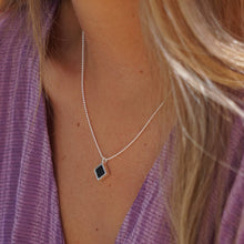 Upload image to gallery viewer, Big Rumba Crystallized Onyx Necklace