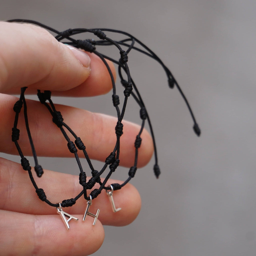 Thread on sale knot bracelet