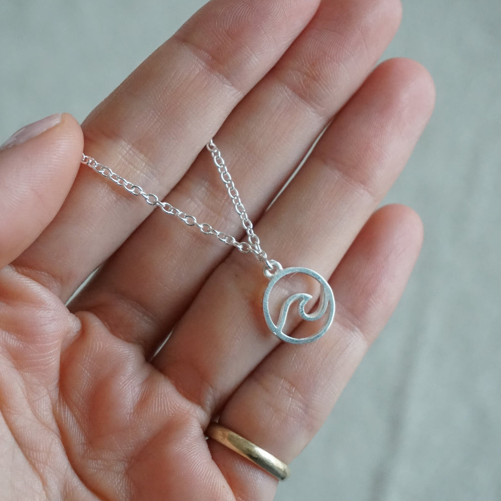 Wave necklace sales