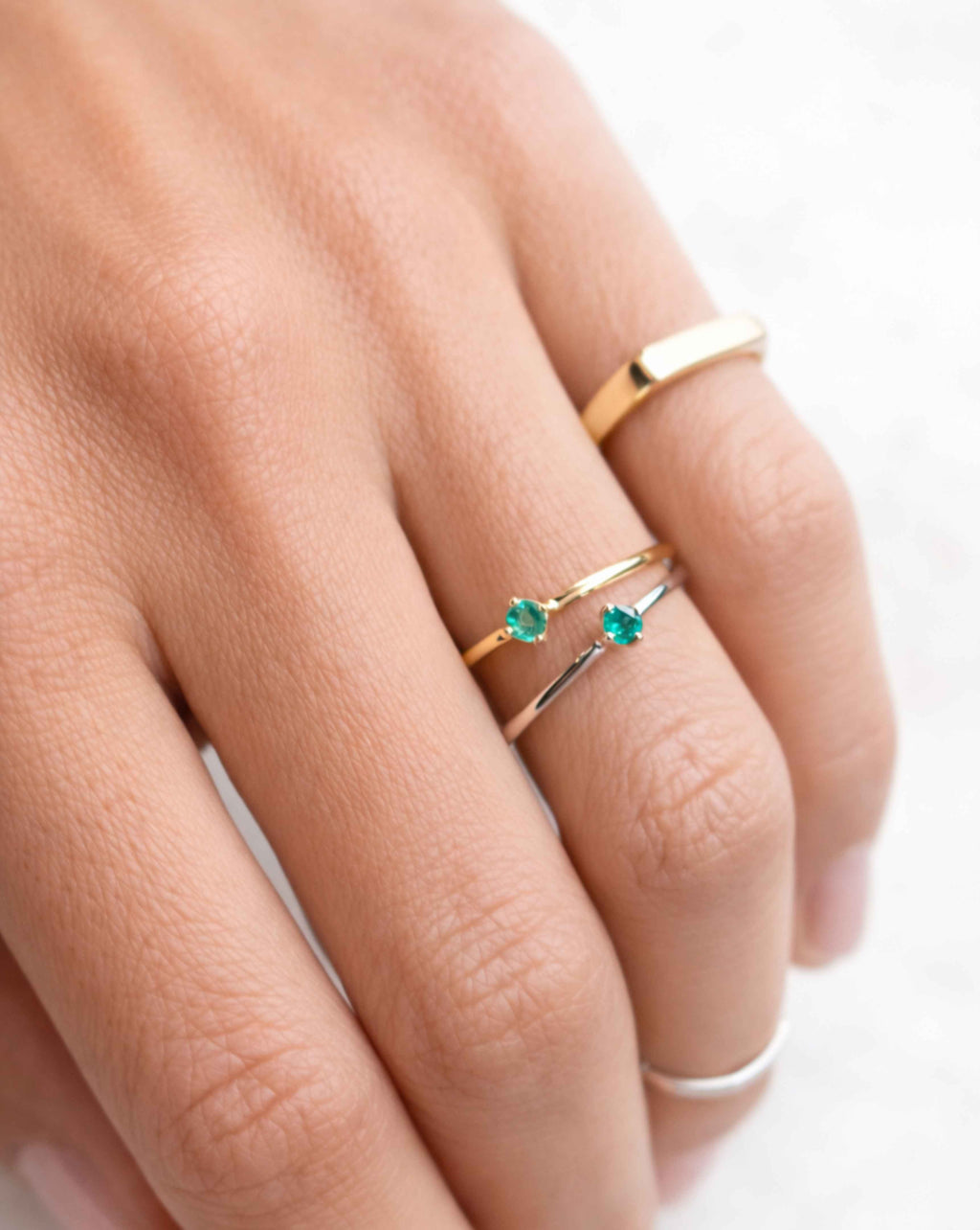 Sunshine Emerald Ring