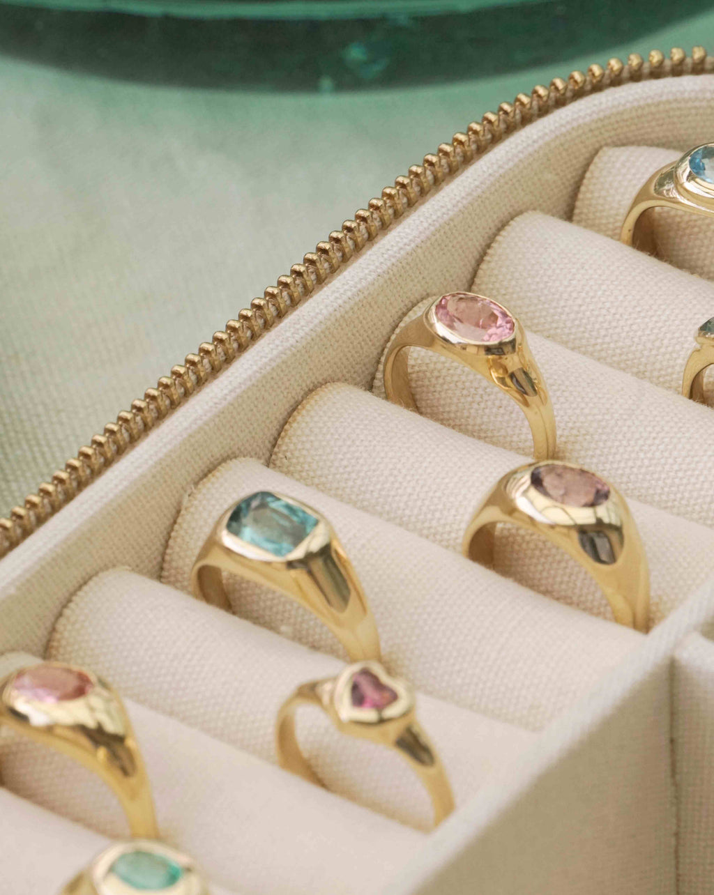 Anillo Candy Turmalina 18