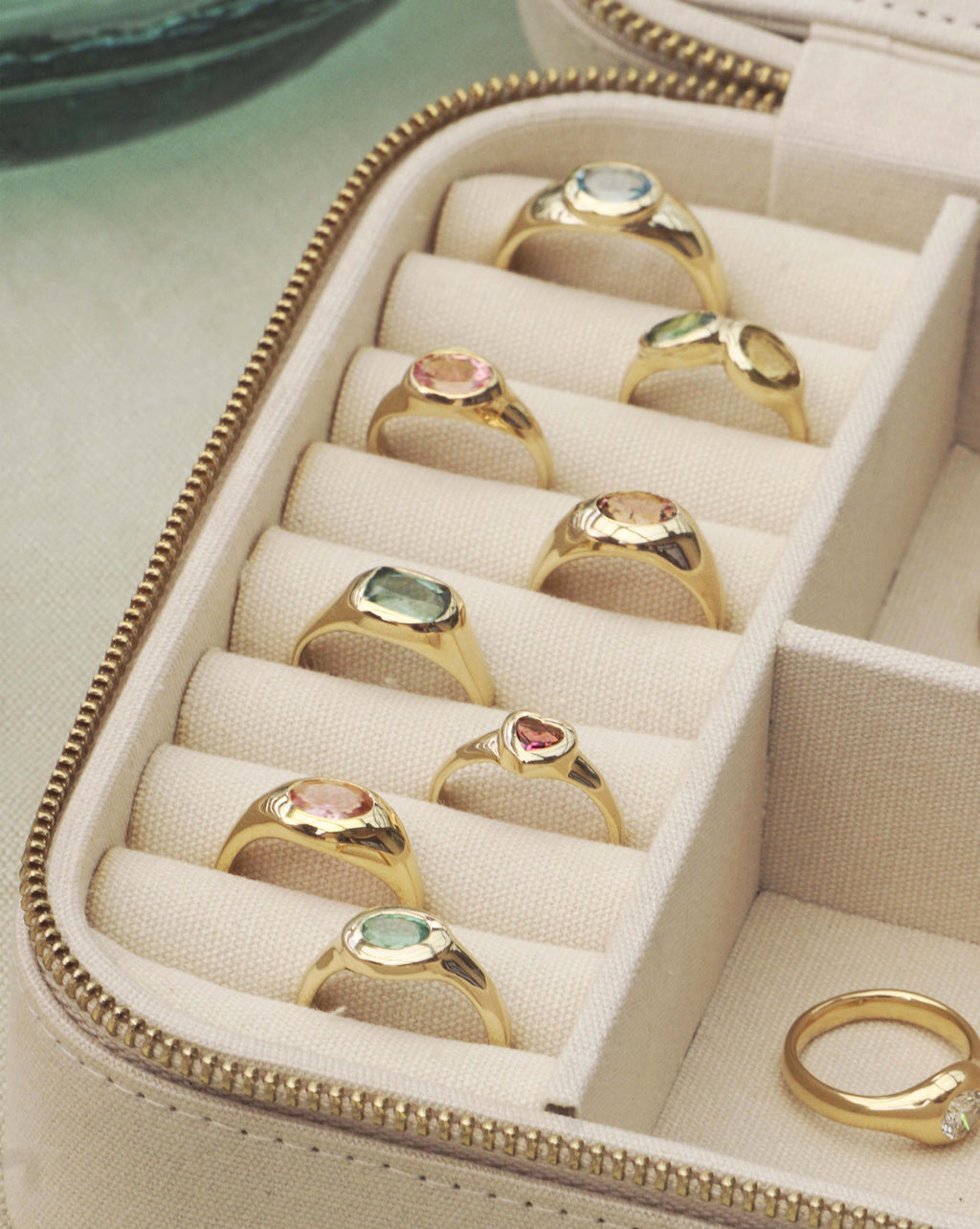 Anillo Candy Turmalina Corazón 14