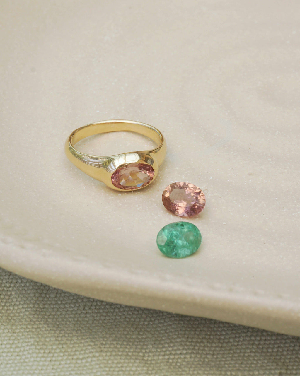 Anillo Candy Turmalina 18