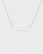 Upload image to gallery viewer, Silver Name Necklace