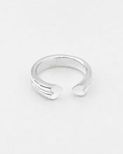 Cargar imagen en el visor de la galería, Anillo Doble Corazón