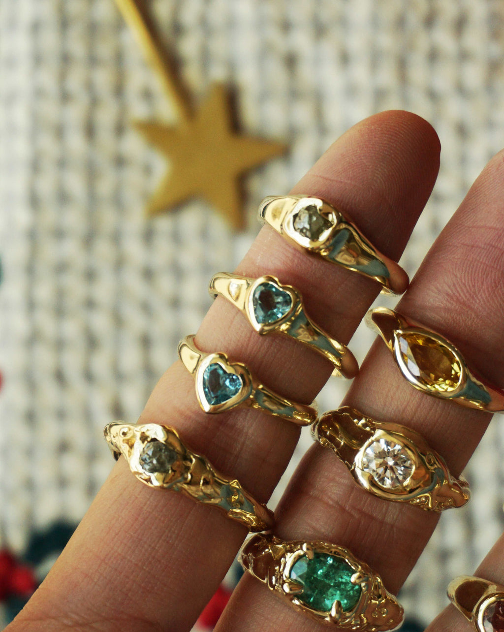 Anillo Candy Aguamarina 22