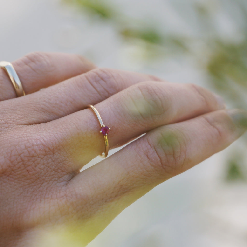 Bague Rubis Soleil