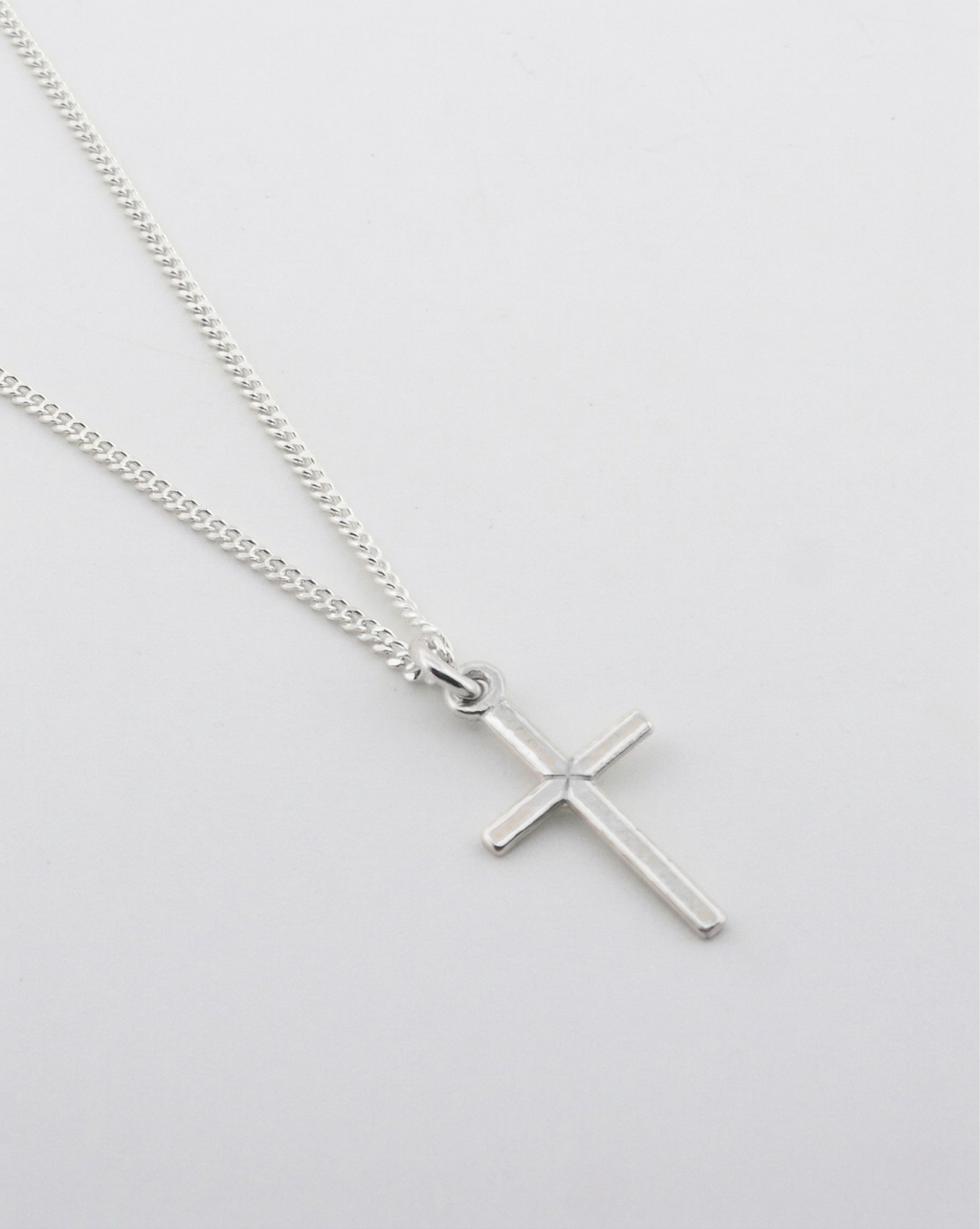 Collar Cruz Plata