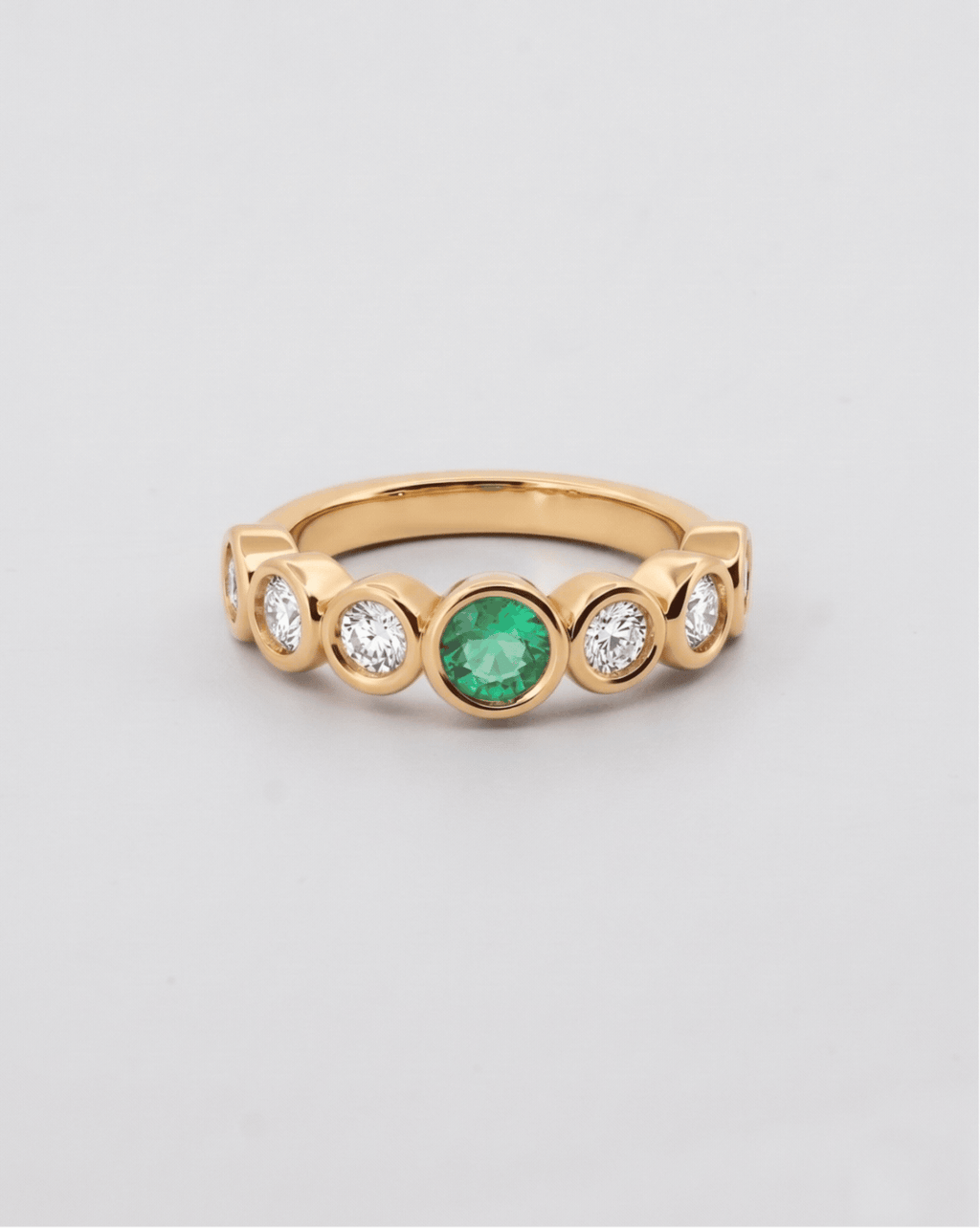 Diamond and Emerald Ring