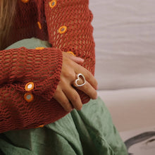 Cargar imagen en el visor de la galería, Anillo Corazón Grande