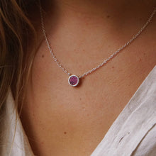 Upload image to gallery viewer, Moon Cobalt Calcite Necklace