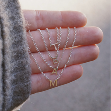 Load image in gallery viewer, &lt;tc&gt;Mini Letter Silver Necklace&lt;/tc&gt;