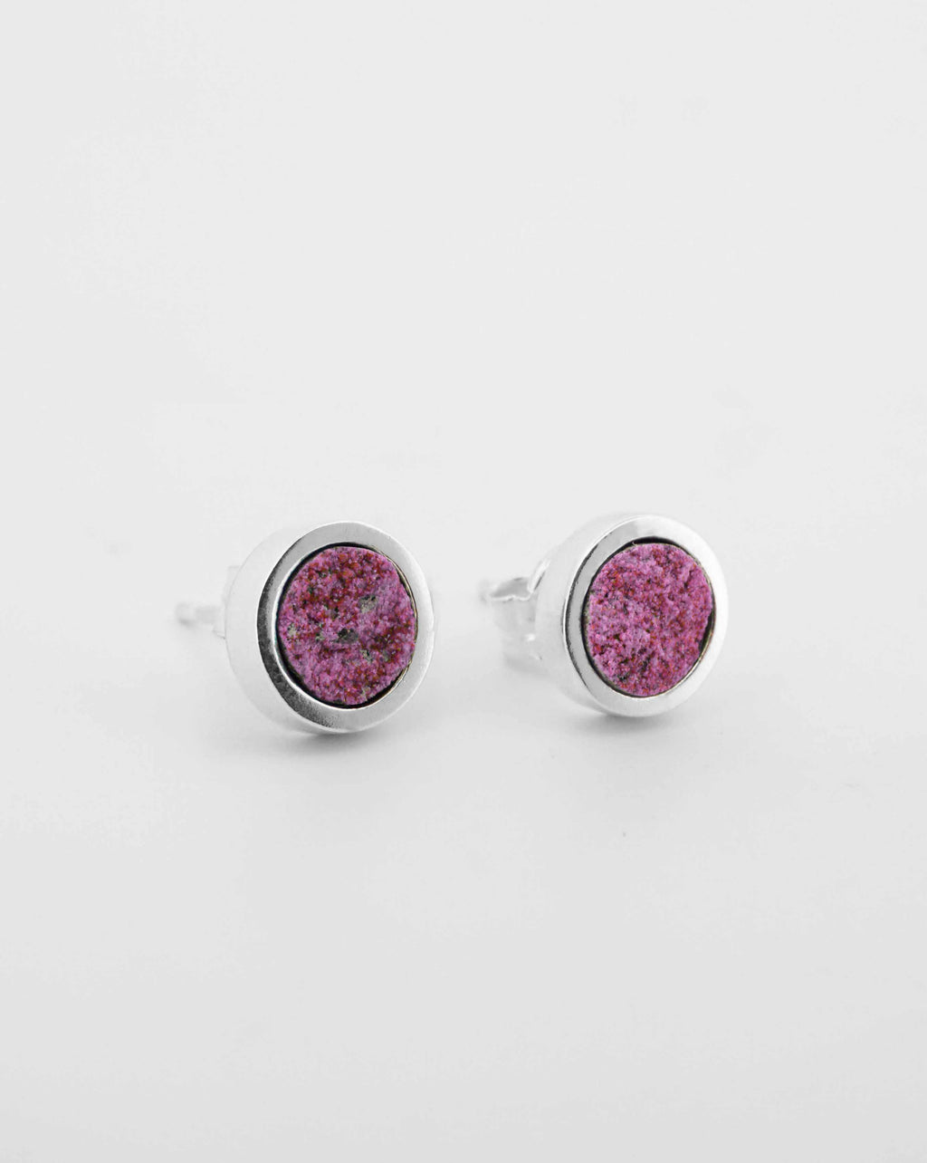 Moon Cobalt Calcite Earrings