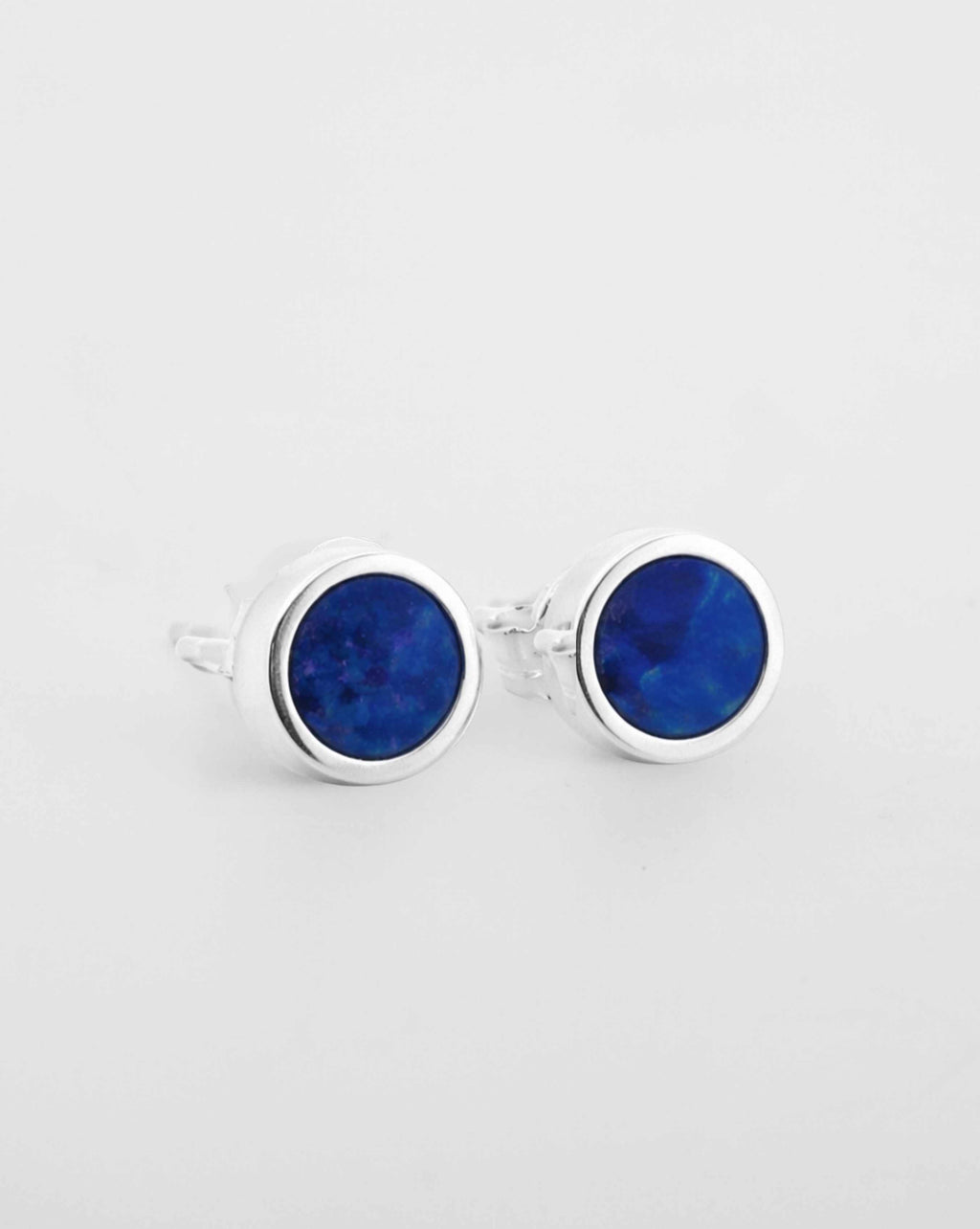 Moon Lapis Lazuli Earrings