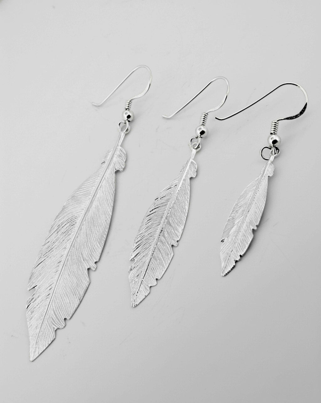 Pendientes Pluma
