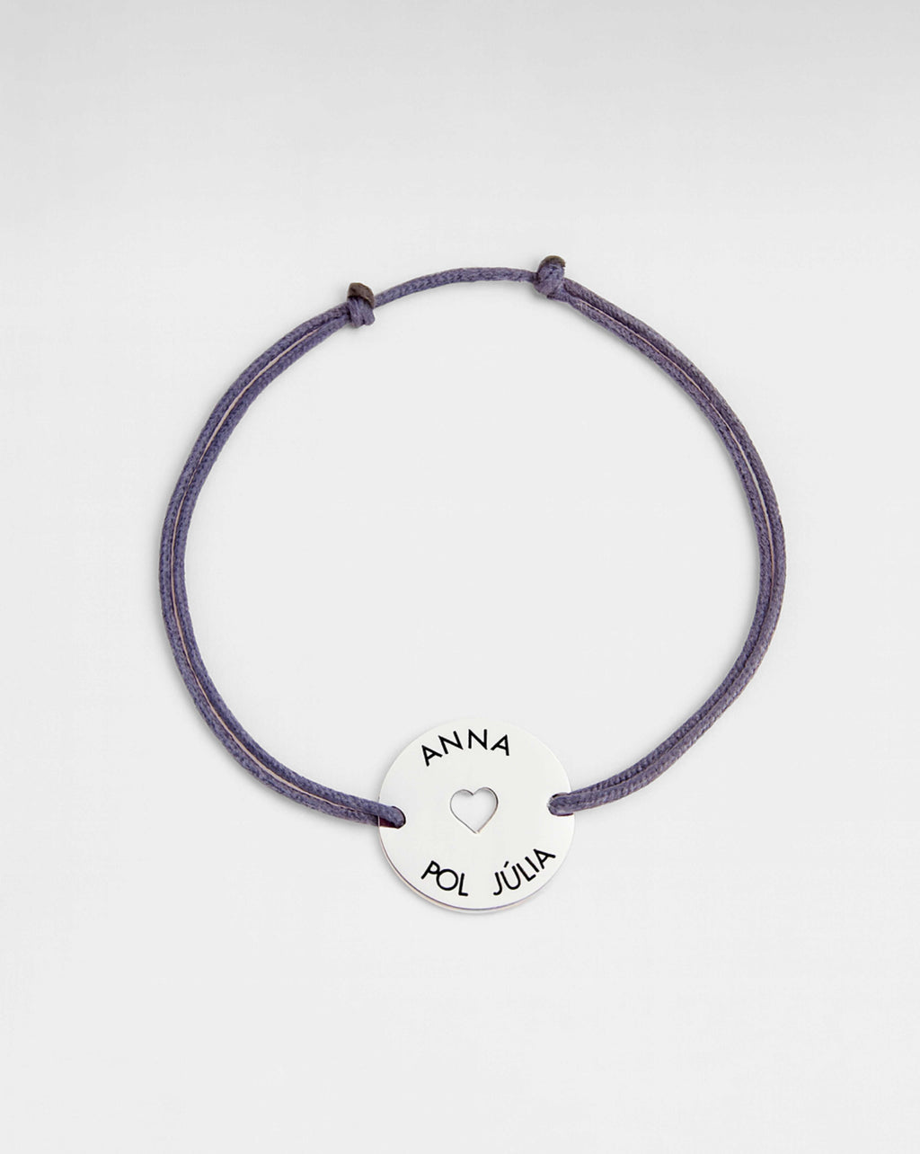 Heart Disc Bracelet