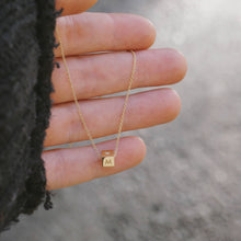 Load image in gallery viewer, &lt;tc&gt;18kt Gold Cube Necklace&lt;/tc&gt;