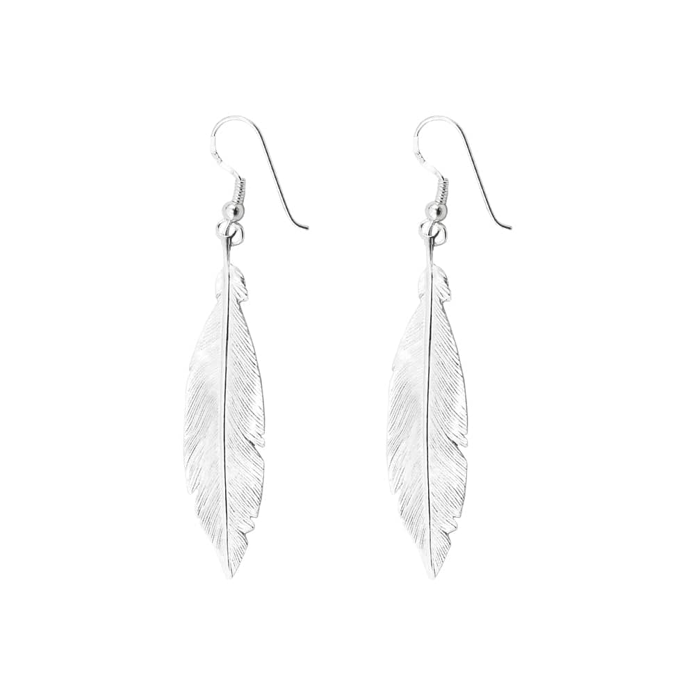 Pendientes Pluma
