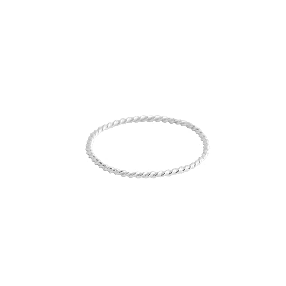 Bague Corde Argent Fin