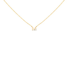 Cargar imagen en el visor de la galería, Collar Mini Letra Oro