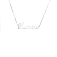 Cargar imagen en el visor de la galería, Collar Nombre Plata