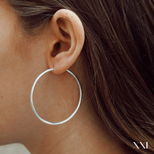Cargar imagen en el visor de la galería, Pendientes Aros Plata