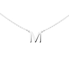 Load image in gallery viewer, &lt;tc&gt;Mini Letter Silver Necklace&lt;/tc&gt;