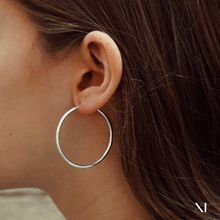 Cargar imagen en el visor de la galería, Pendientes Aros Plata