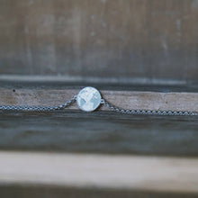 Load image in gallery viewer, &lt;tc&gt;Small White Earth Bracelet with Chain&lt;/tc&gt;