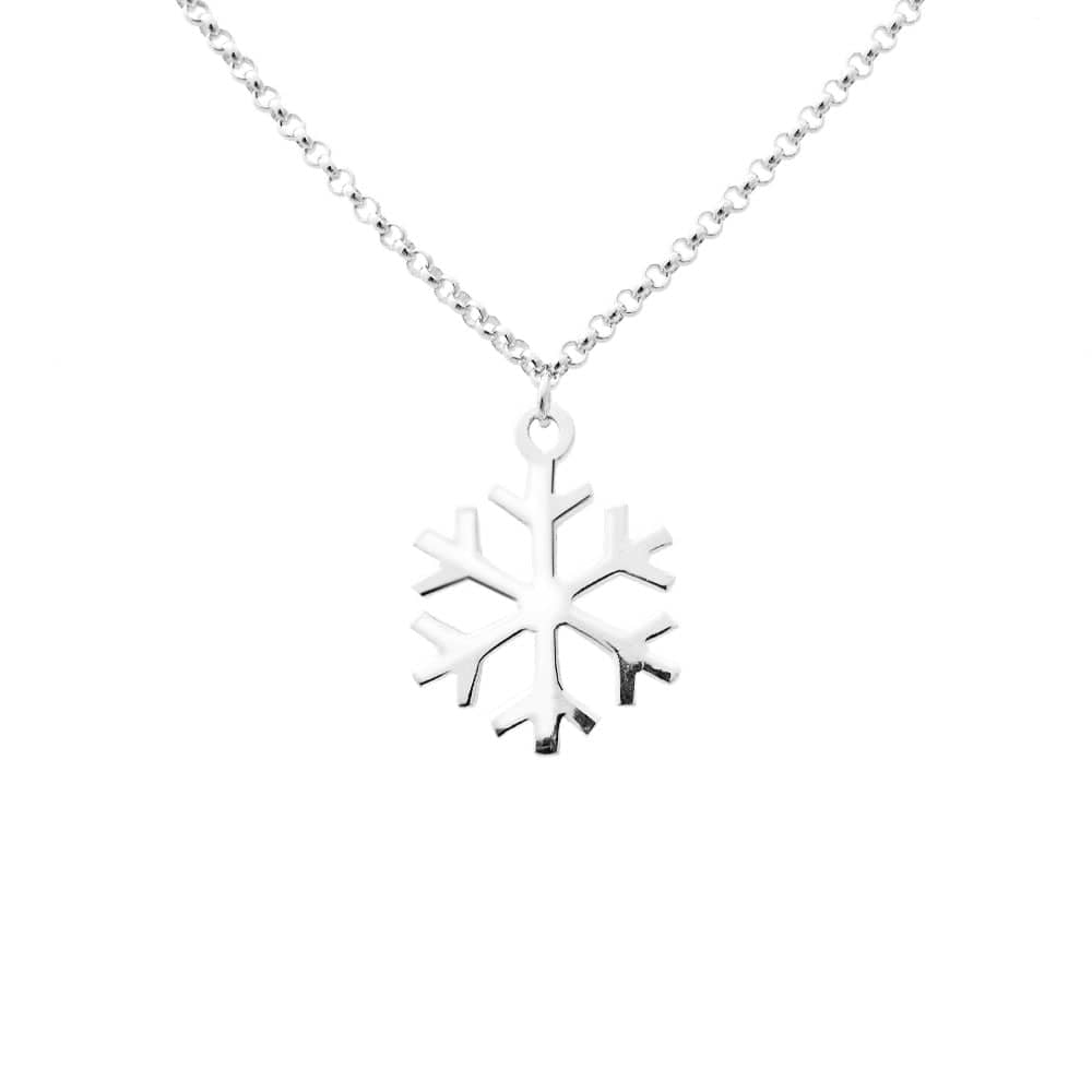 <tc>Large Snowflake Necklace</tc>