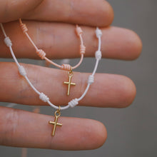 Load image in gallery viewer, &lt;tc&gt;Gold Cross Knot Necklace&lt;/tc&gt;