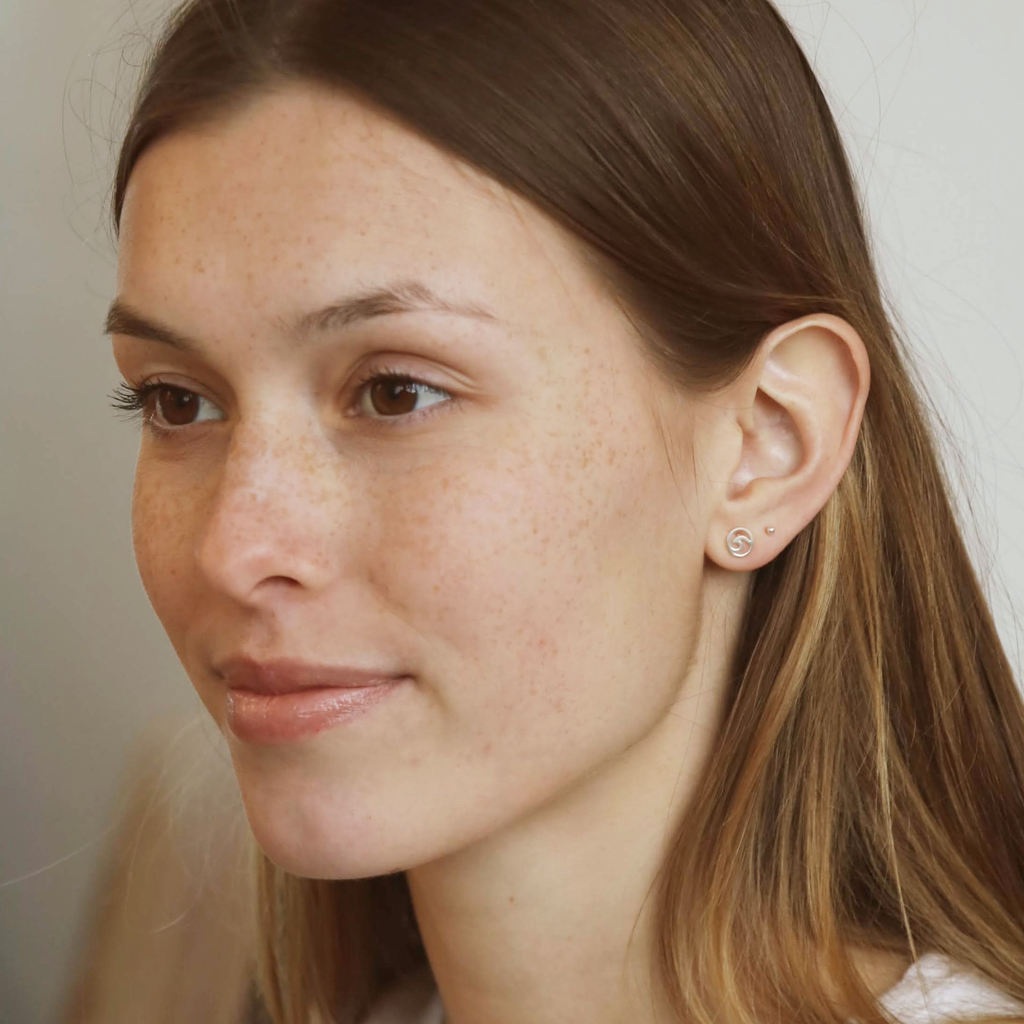 Boucles d'oreilles vague