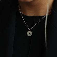 Upload image to gallery viewer, Heart Disc Necklace