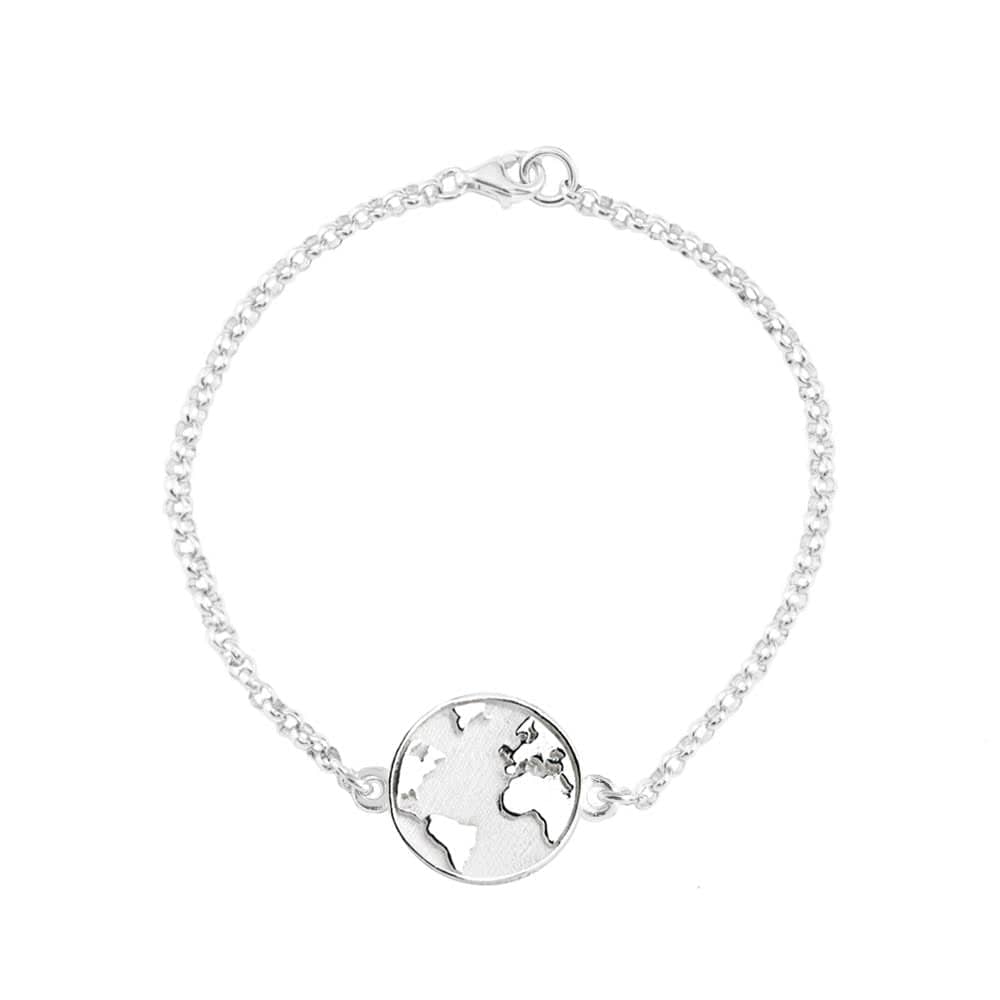 Pulsera Terra Pequeña Blanca Cadena